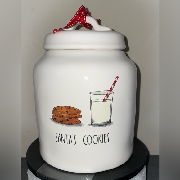 Rae Dunn SANTAS COOKIES Canister - Picture 9 of 12